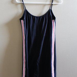 Brandy Melville Dress: Mini Dress with Side Stripe